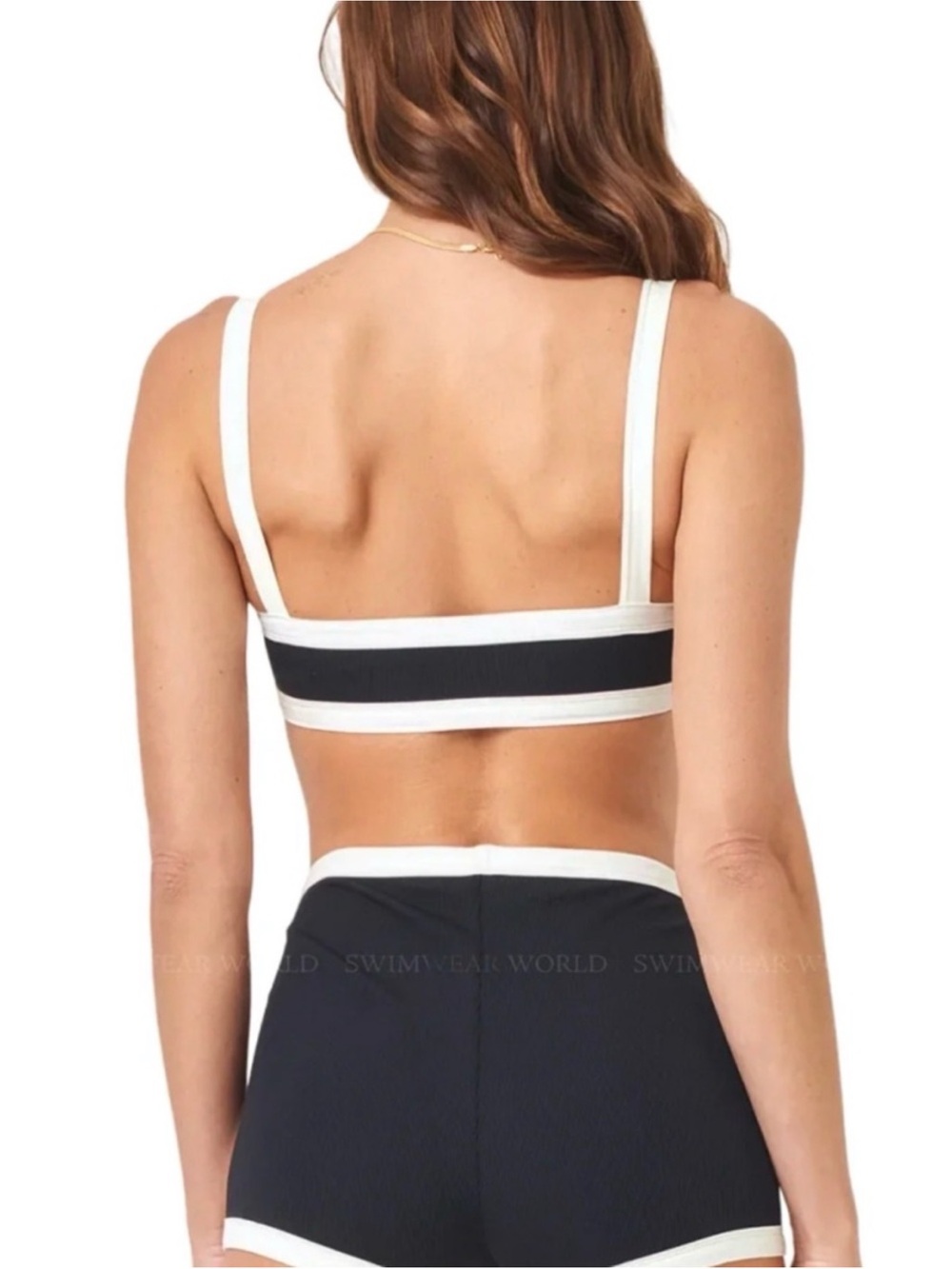 NWT L * Space BLACK/WHITE SAILOR SHORT FULL Size S - Picture 2 of 6